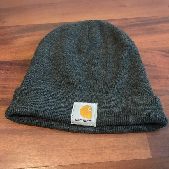 Dark Gray Carhartt Beanie Hat